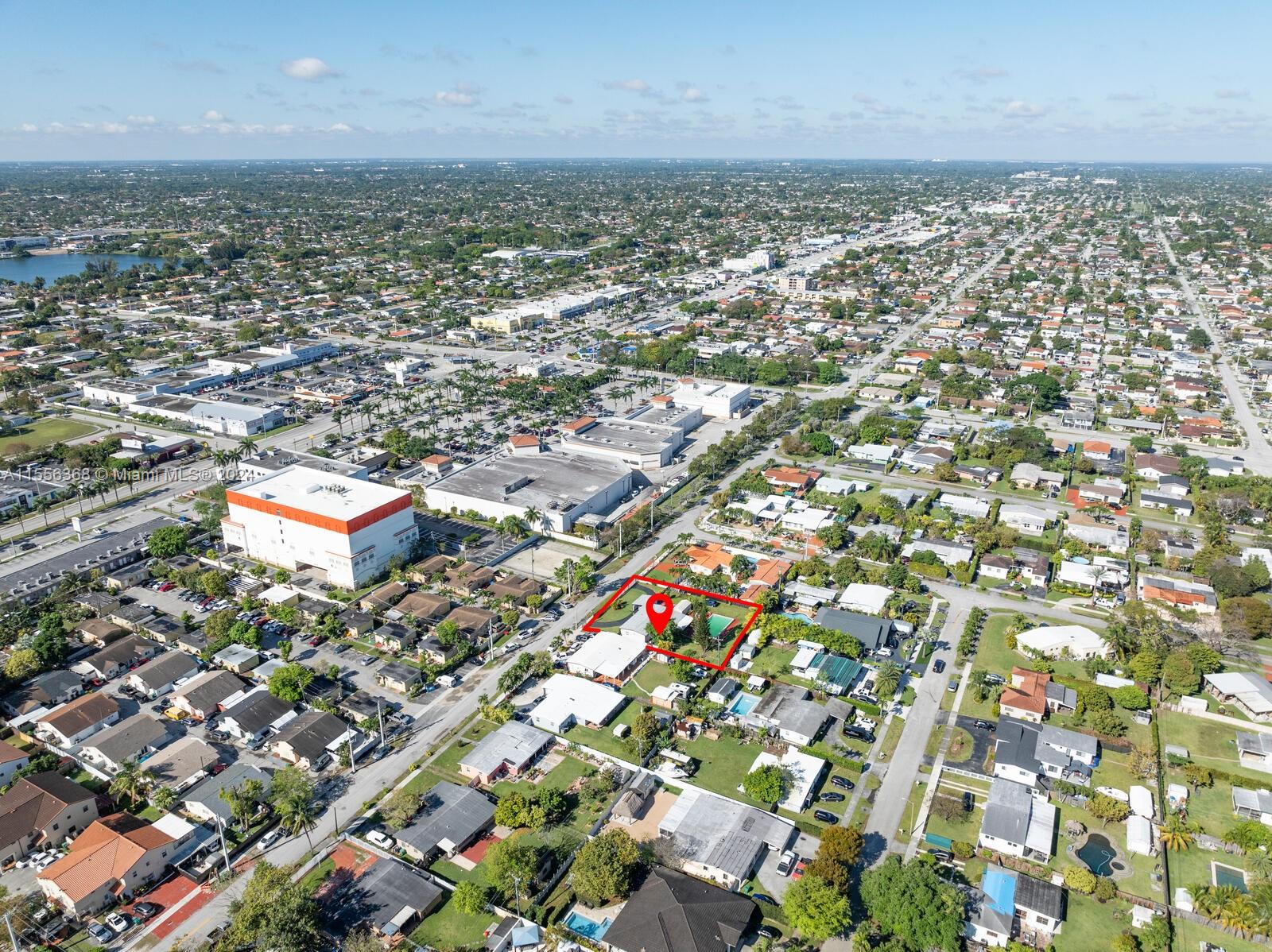 8461 Southwest 38th Street Miami, FL 33155 - Photo 27 of 27 an aerial view of residential building with parking space