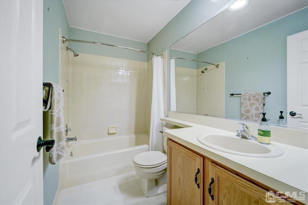 9 Tory Court Bedminster, NJ 07921 - Photo 24 of 26 a bathroom with a sink a toilet and a bathtub