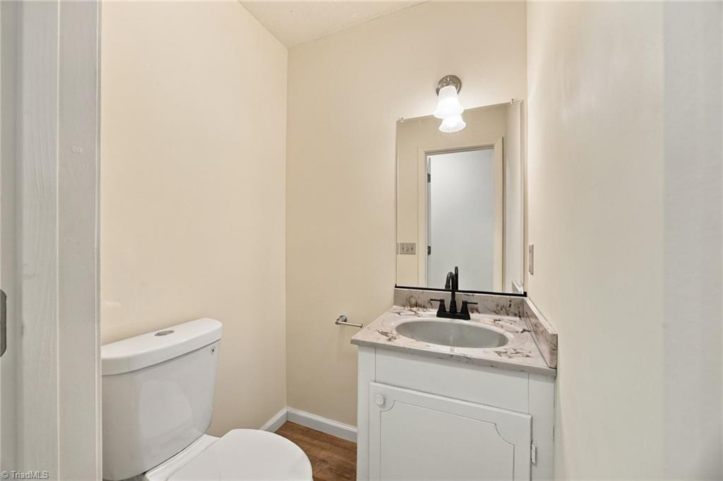 110 Sycamore Road Salisbury, NC 28147 - Photo 21 of 47 Half Bathroom with new toilet 2026