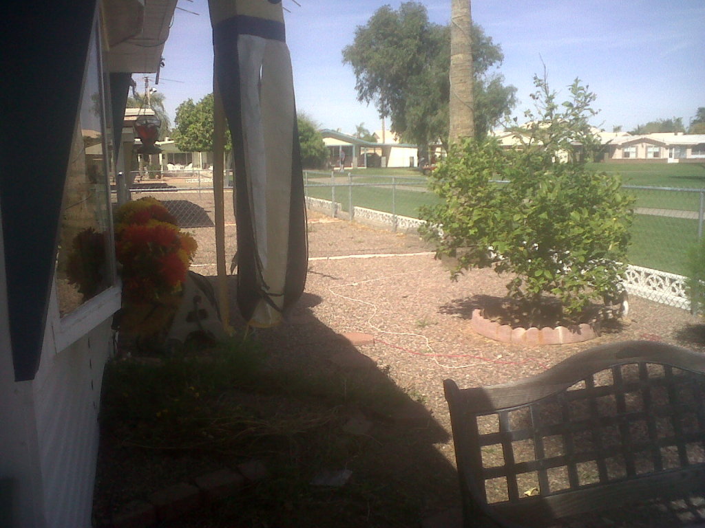 7232 East Baseline Road Mesa, AZ 85209 - Photo 9 of 12 West Patio View