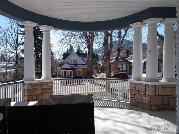 a view of a house with a balcony