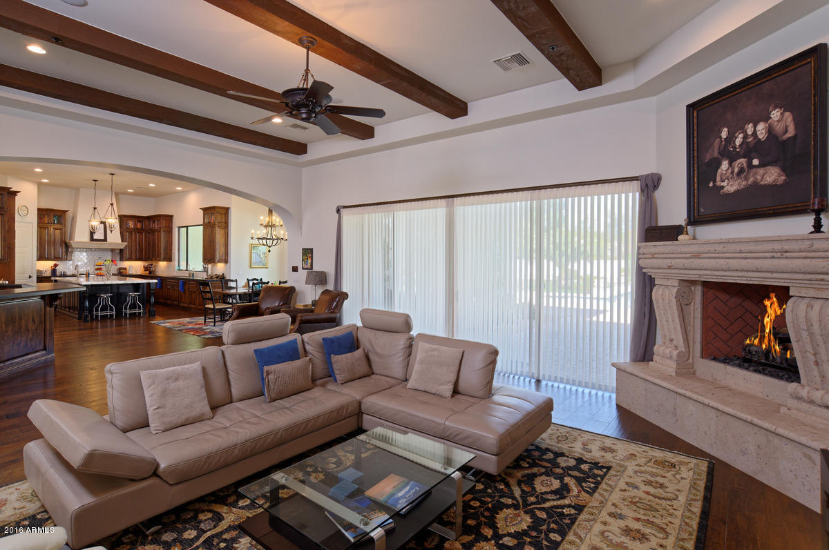 6970 East Doubletree Ranch Road Paradise Valley, AZ 85253 - Photo 5 of 18 Great Room to Kitchen