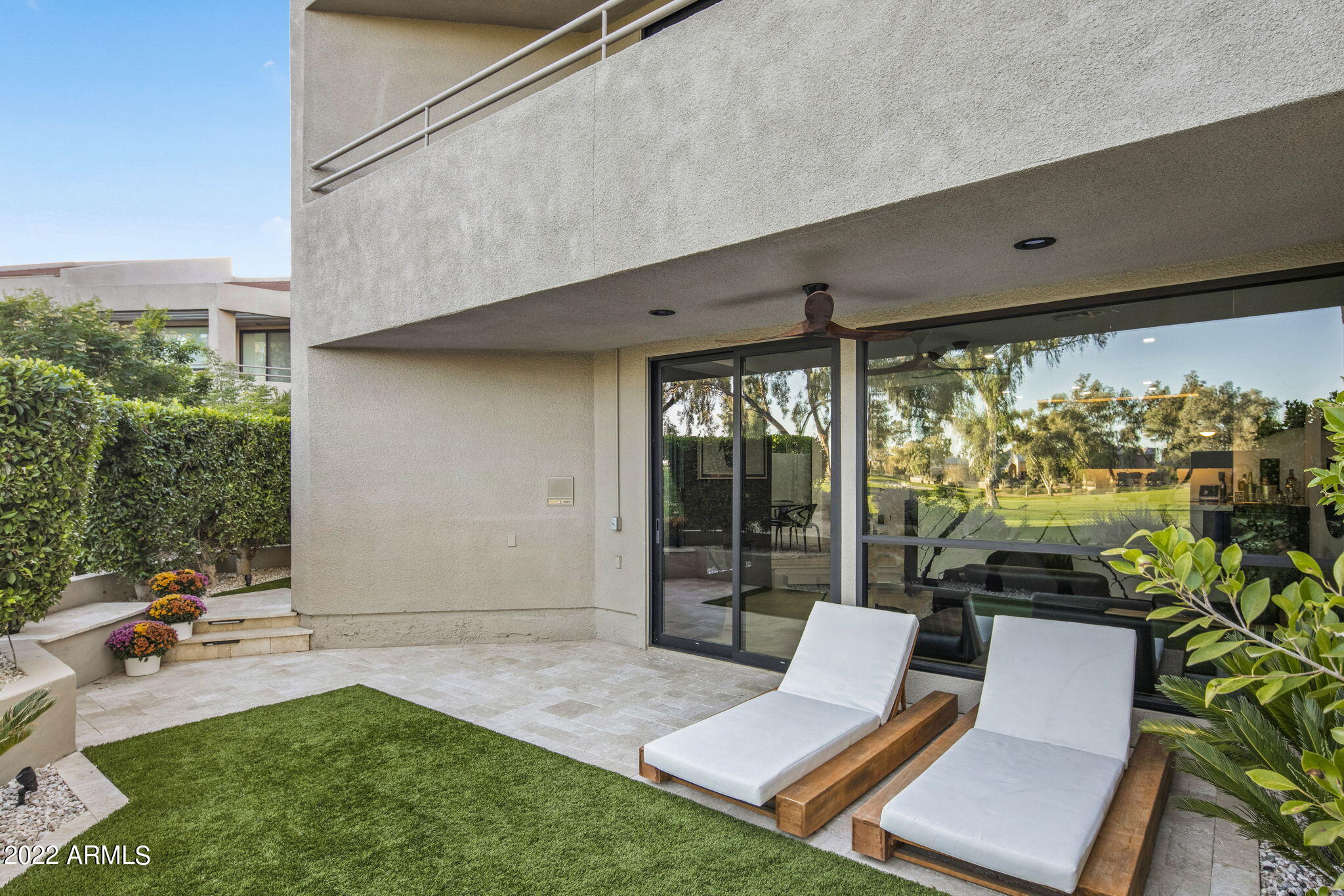 7760 East Gainey Ranch Road, Unit 45 Scottsdale, AZ 85258 - Photo 39 of 42 Back Patio