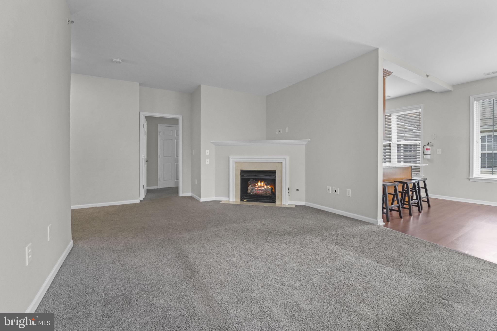 59 Kyle Way Ewing, NJ 08628 - Photo 17 of 35 a view of empty room with a fireplace
