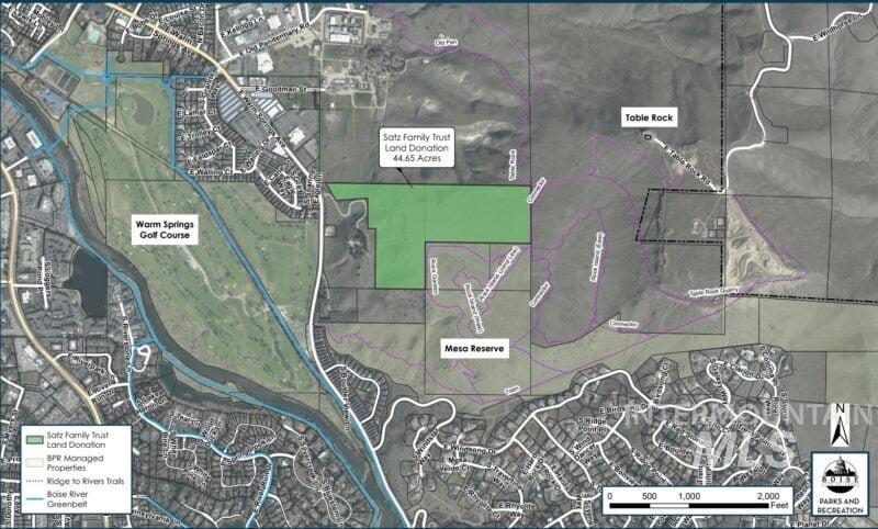 1525 South Boulder View Lane Boise, ID 83712 - Photo 33 of 34 Map of property / related area