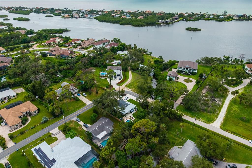 Oak Street Nokomis, FL 34275 - Photo 11 of 20 an aerial view of a houses with outdoor space and lake view