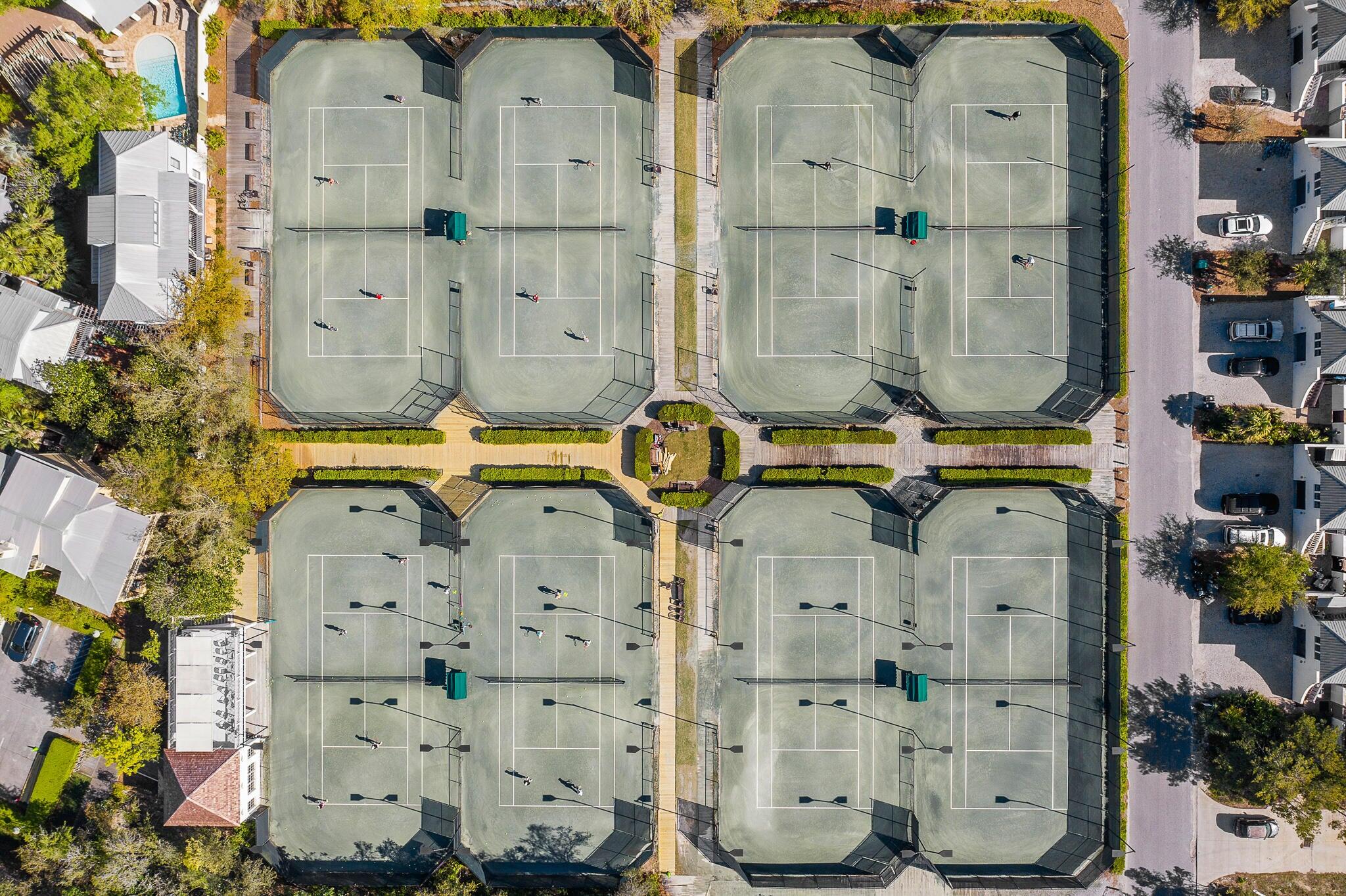 104 North Barrett Square, Unit 2D Inlet Beach, FL 32461 - Photo 62 of 63 Rosemary tennis courts