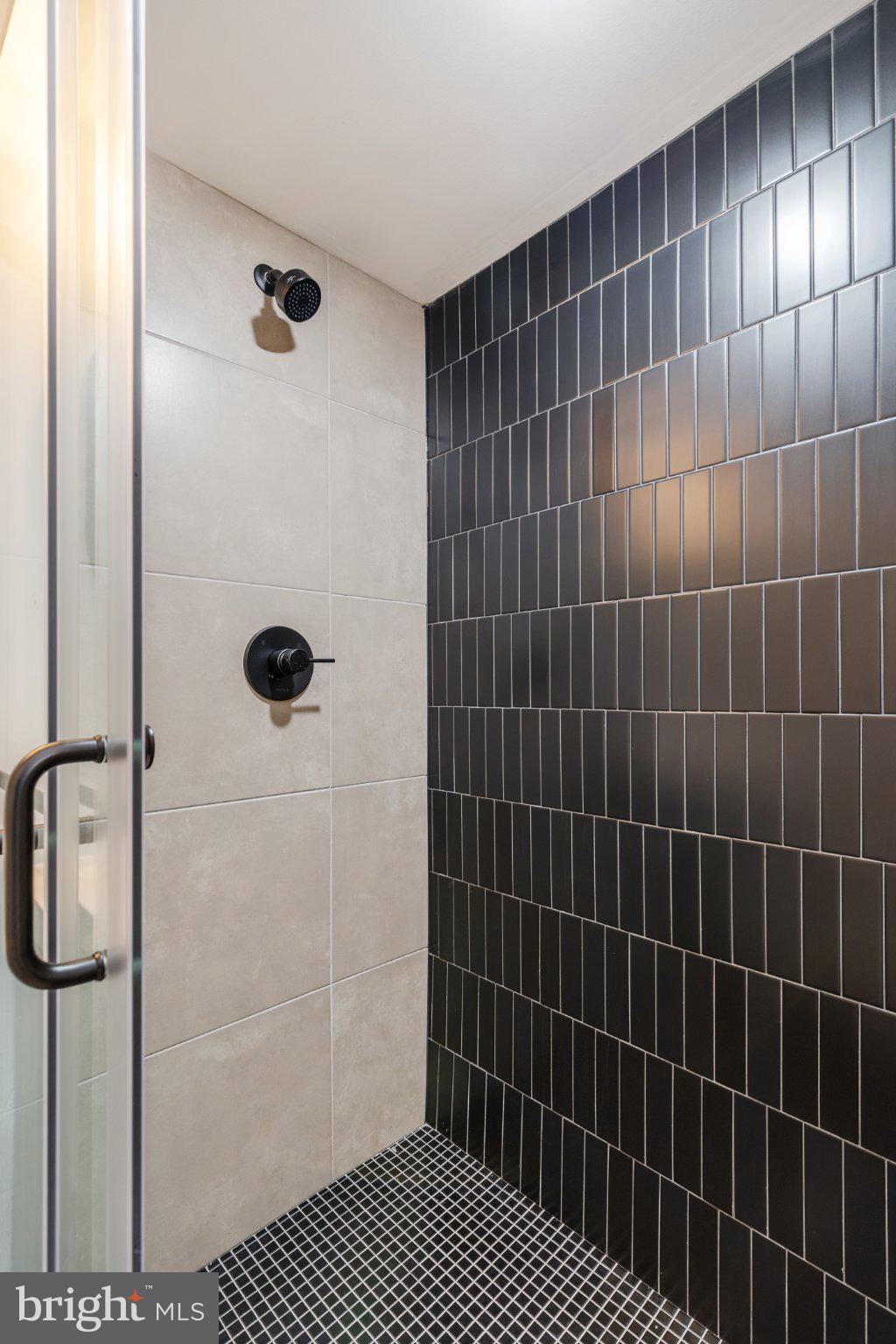 5758 Spruce Street Philadelphia, PA 19139 - Photo 16 of 44 Sleek modern shower with stylish tiles.