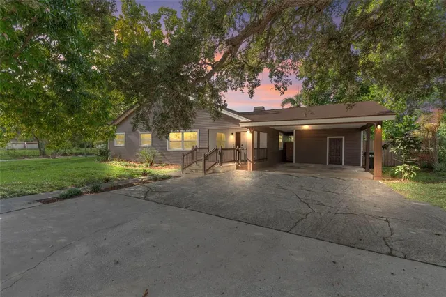 front view of house with a yard