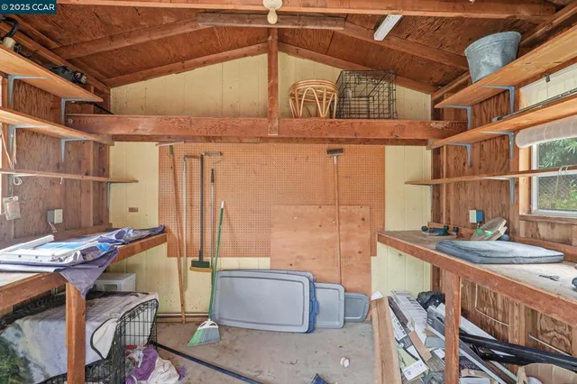 a spacious bathroom with a shower
