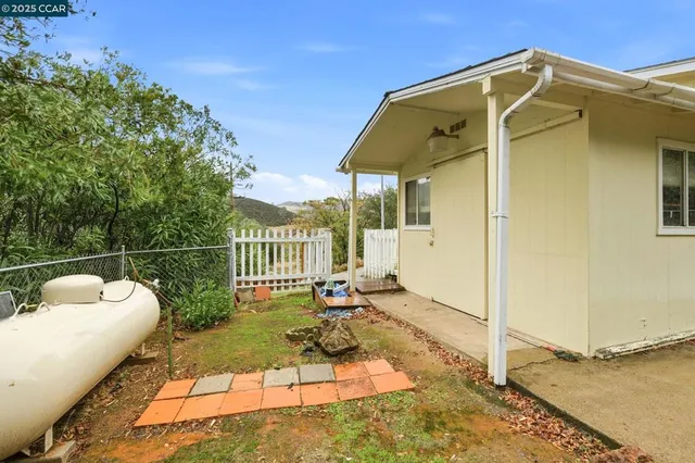 a view of outdoor space and deck