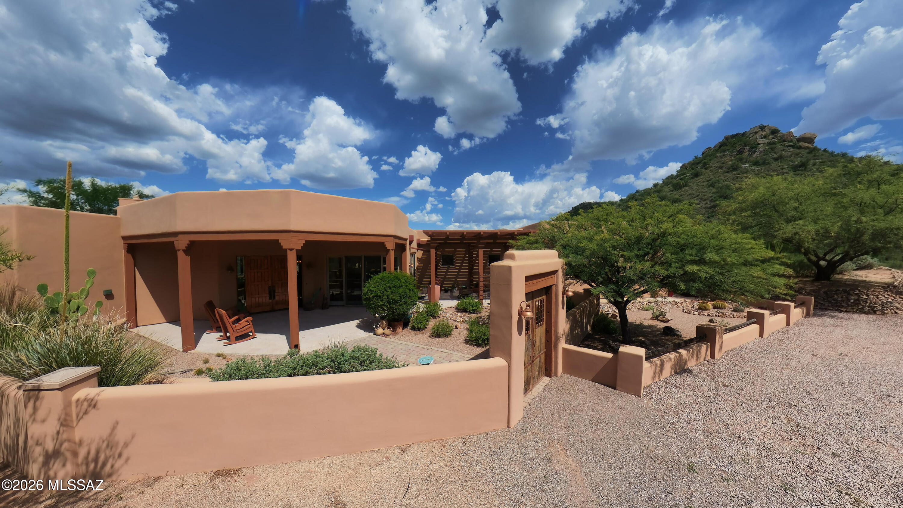 150 Canyon Pass Court Rio Rico, AZ 85648 - Photo 3 of 52 Front of home with gate