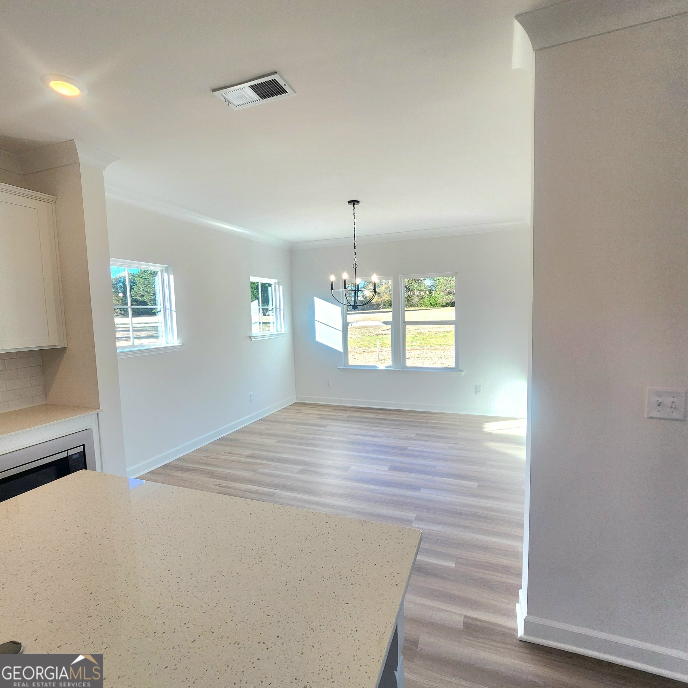 431 North Unity Grove Road Locust Grove, GA 30248 - Photo 6 of 18 a view of an empty room with wooden floor and a window