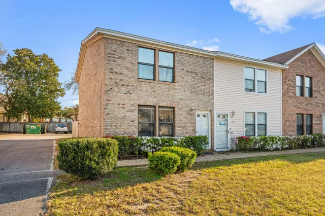 a car parked in front of a house