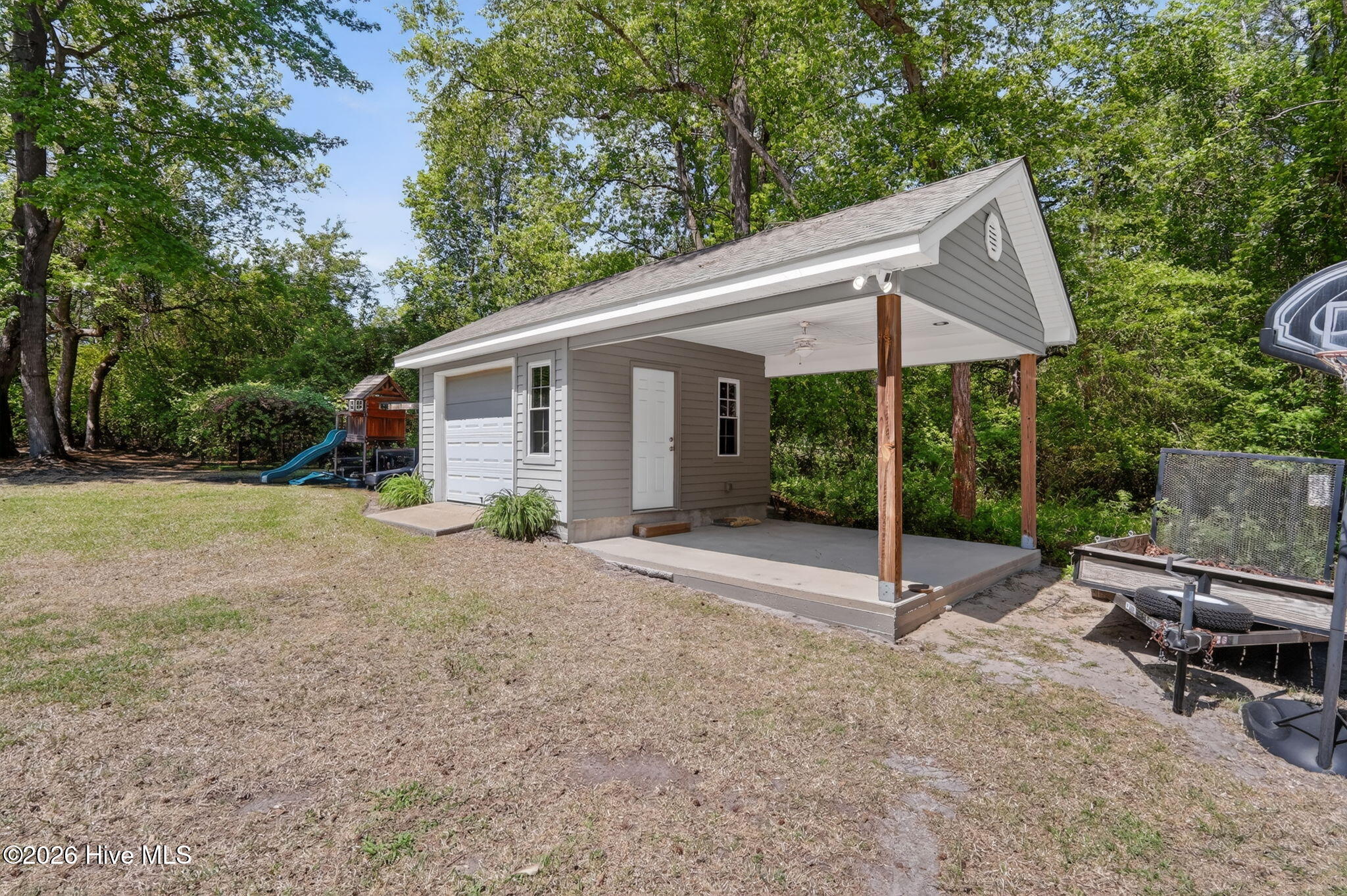 4509 Riverbirch Road Wilson, NC 27896 - Photo 37 of 42 Shed and Patio
