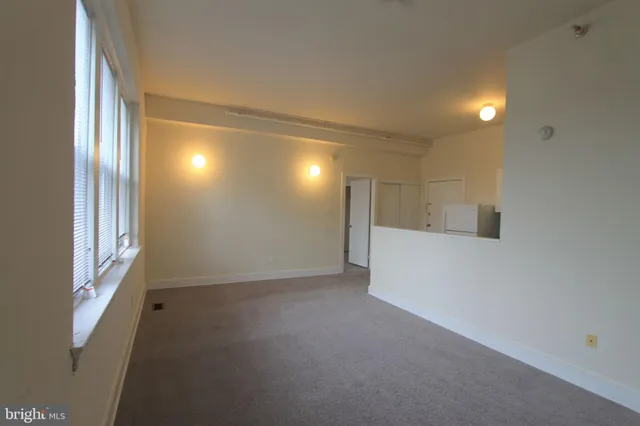 a view of an empty room