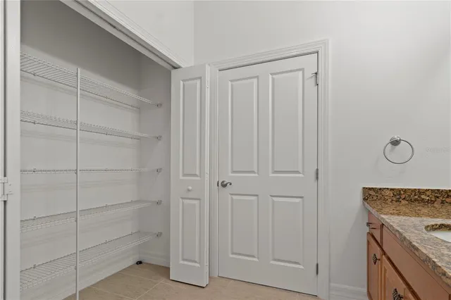 a view of empty room