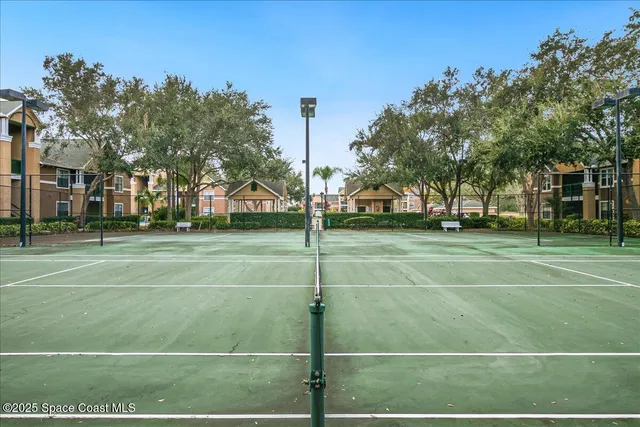 a view of a tennis court