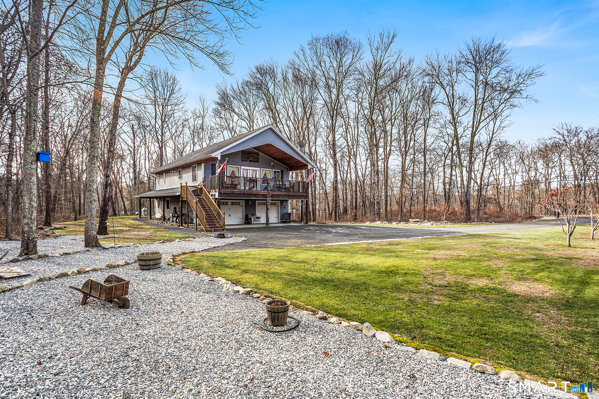 600 Woodtick Road Wolcott, CT 06716 - Photo 24 of 28 a front view of a house with swimming pool and porch