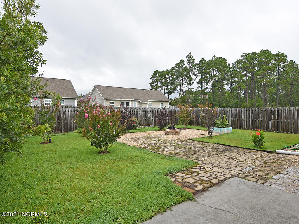247 Red Carnation Drive Holly Ridge, NC 28445 - Photo 18 of 18 Backyard