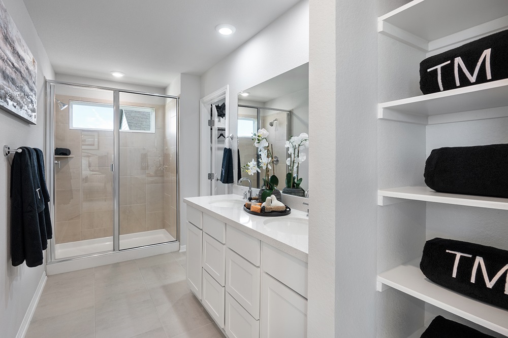 5901 Beverly Pr Road Del Valle, TX 78617 - Photo 12 of 18 a bathroom with a sink a toilet and shower