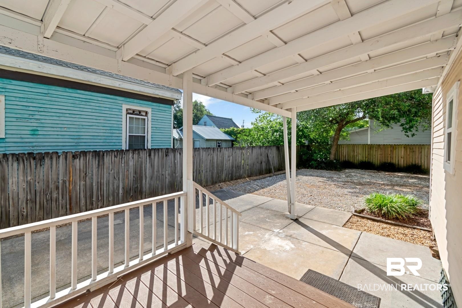 605 St Francis Street Mobile, AL 36602 - Photo 29 of 40 View of patio featuring a fenced backyard