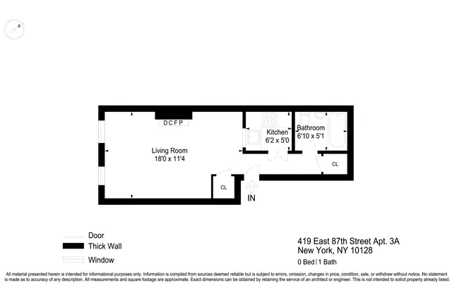 $275,000 | 419 East 87th Street, Unit 3A | Upper East Side
