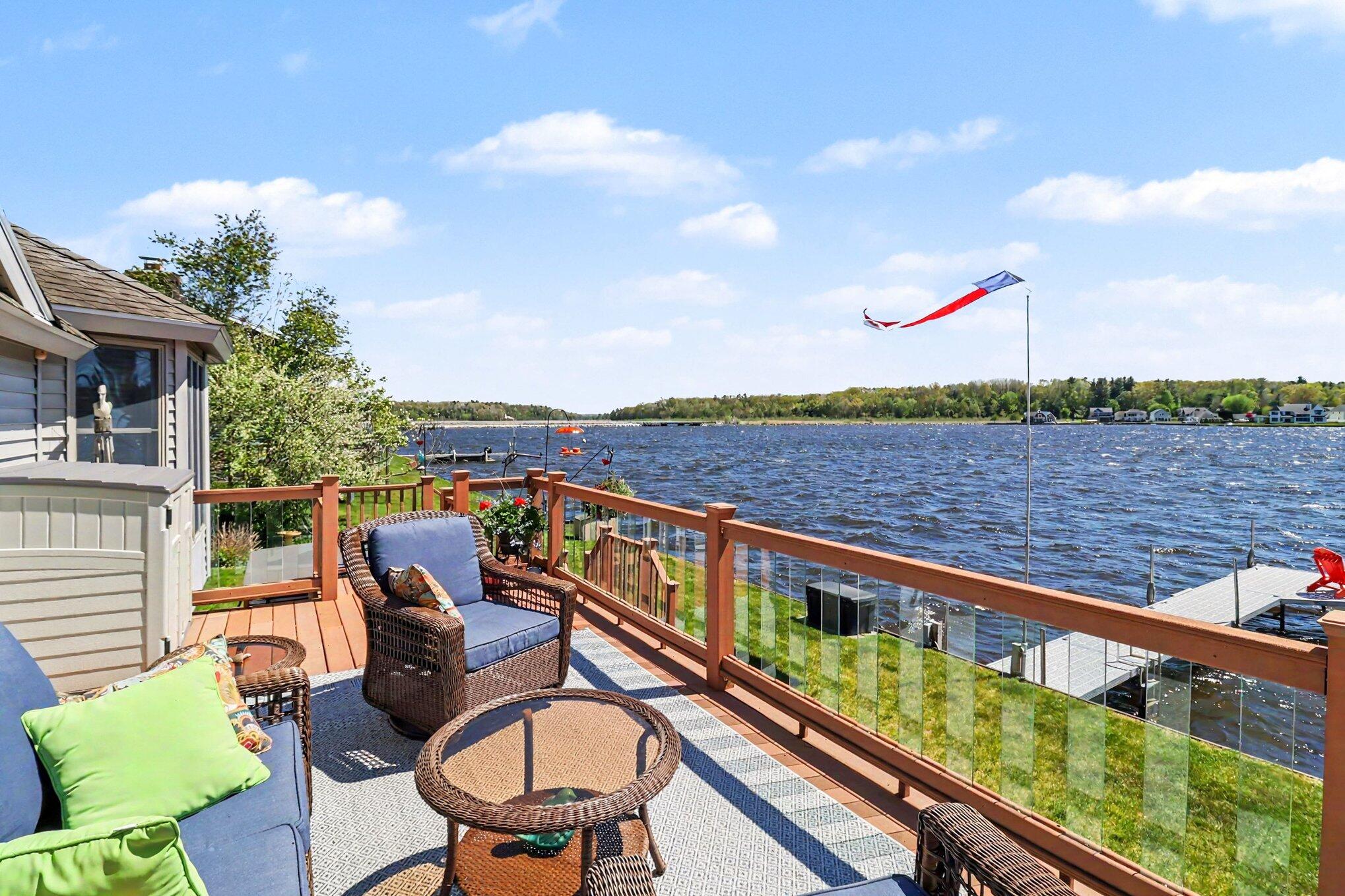 5267 West Monroe Road Pentwater, MI 49449 - Photo 12 of 34 Deck from Dining/Living