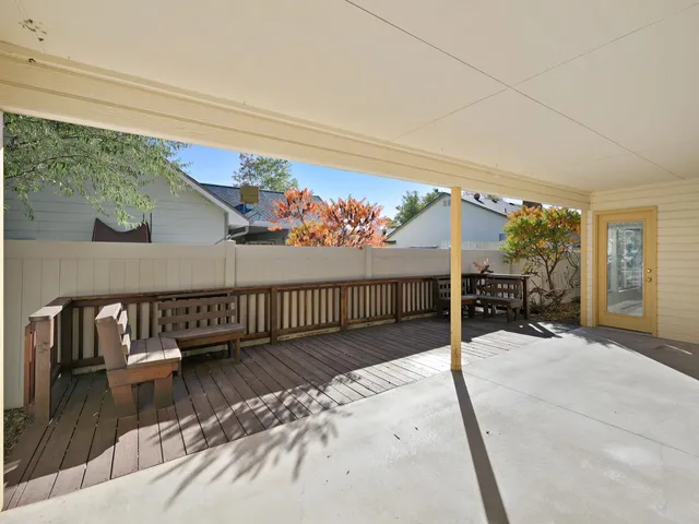 a view of front door