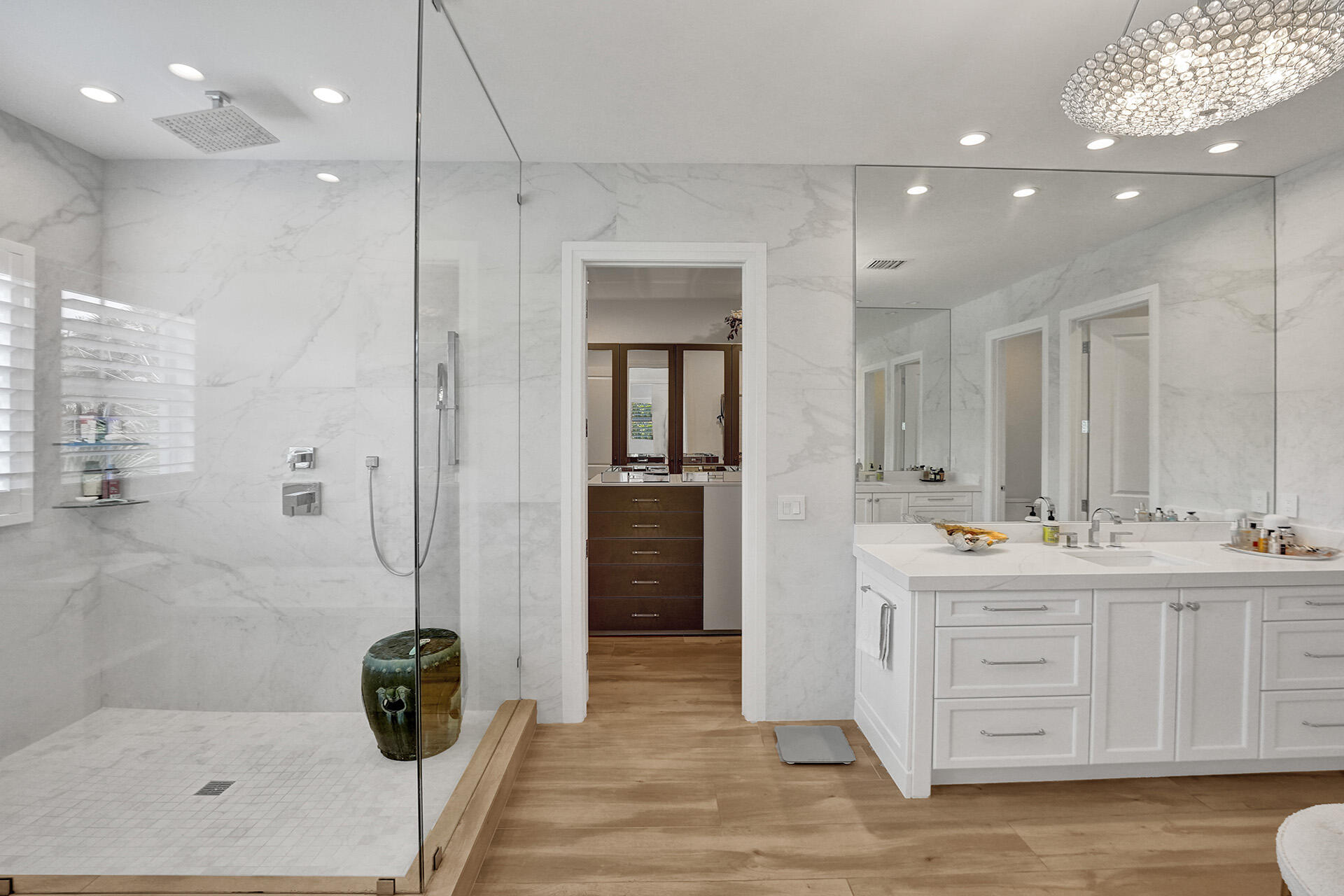 700 Northwest 6th Street Boca Raton, FL 33486 - Photo 22 of 40 a bathroom with a double vanity sink a toilet and shower