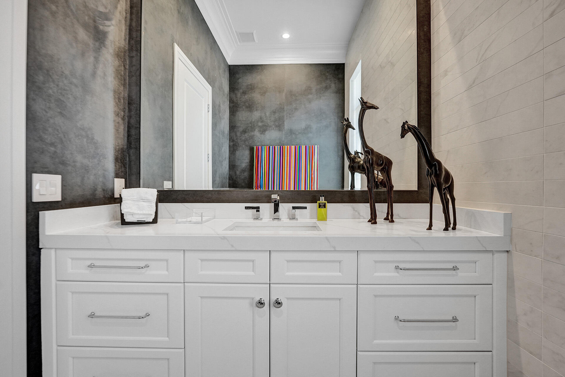 700 Northwest 6th Street Boca Raton, FL 33486 - Photo 6 of 40 a bathroom with a sink and a mirror