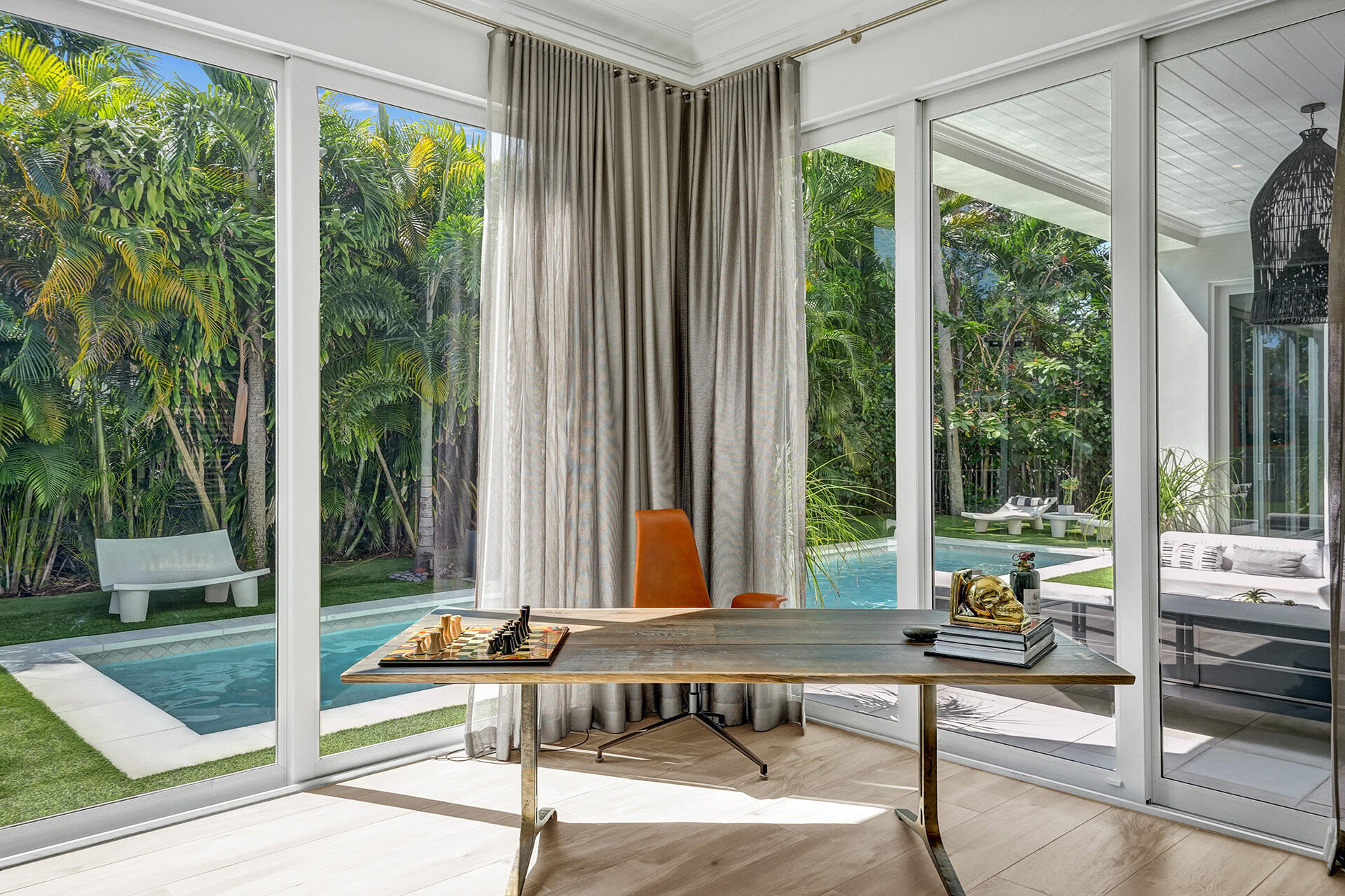 700 Northwest 6th Street Boca Raton, FL 33486 - Photo 8 of 40 a living room with hardwood floor and large windows