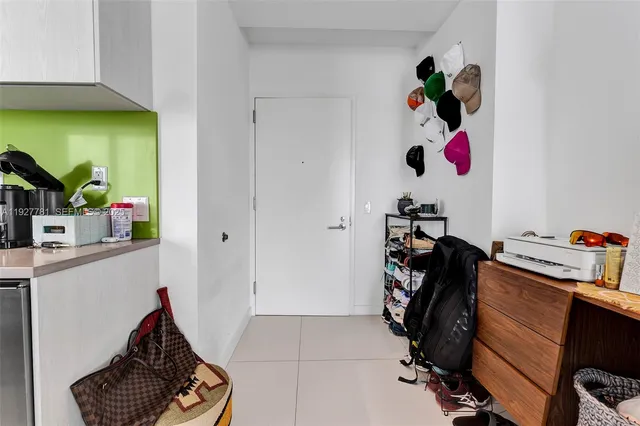 a room with storage and utility