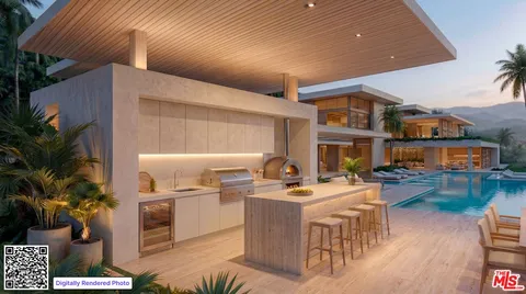 a dinning table and chairs in the patio