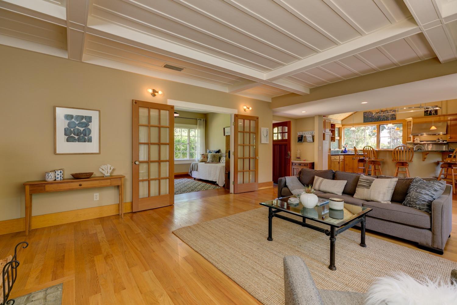 407 Del Norte Road Ojai, CA 93023 - Photo 14 of 39 a living room with furniture and a wooden floor