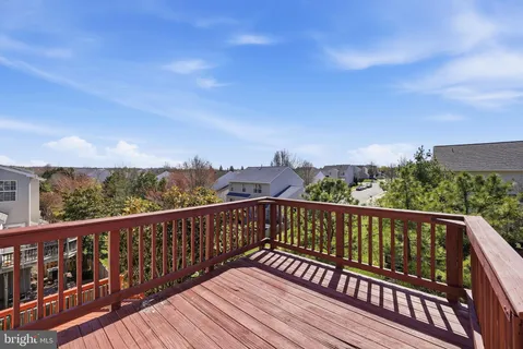 a view of city from a balcony
