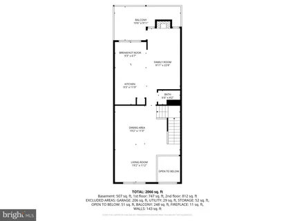 a picture of a floor plan