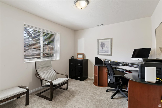 1924 North 2000th Street East Layton, UT 84040 - Photo 35 of 41 Office featuring light colored carpet and baseboards