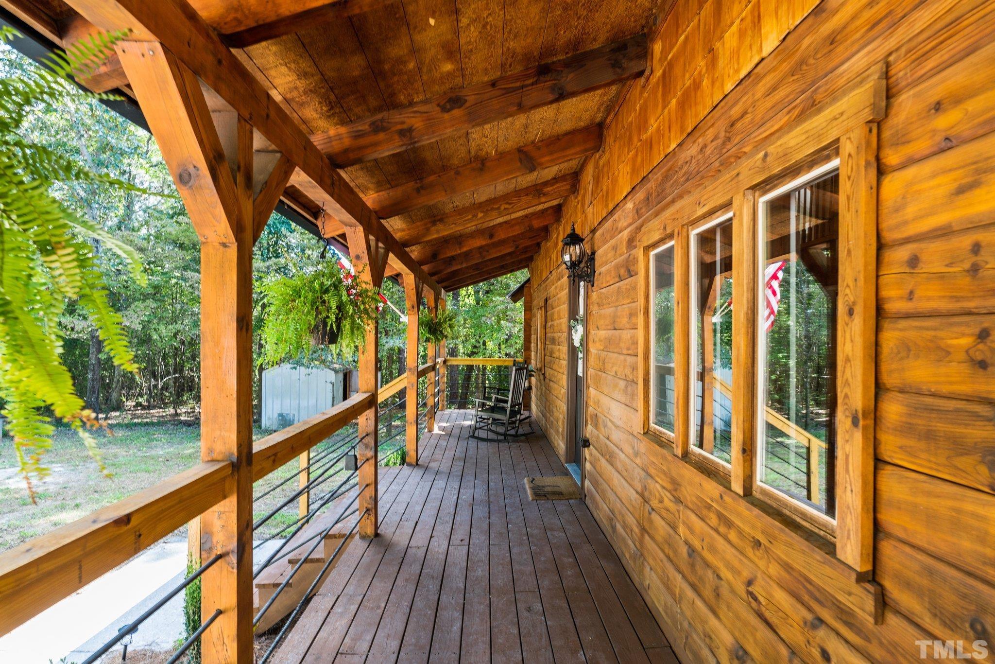 2296 Nursery Road Lillington, NC 27546 - Photo 34 of 43 a view of balcony with wooden floor