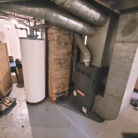 a view of water heater room