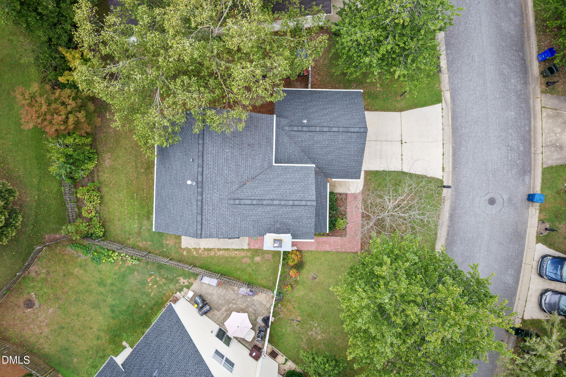 6 Tinsbury Place Durham, NC 27713 - Photo 26 of 30 an aerial view of a house