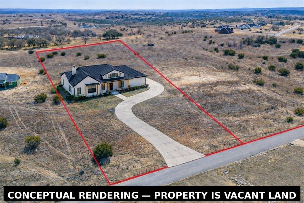 2077 Ellis Ridge Drive Weatherford, TX 76087 - Photo 5 of 19 an aerial view of a house with a yard