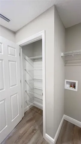 wooden floor in an empty room