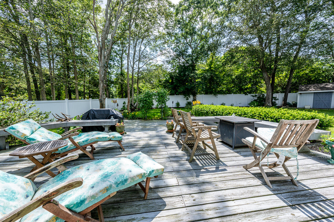 23 Redwood Circle Mashpee, MA 02649 - Photo 37 of 40 a view of backyard with seating area and green space