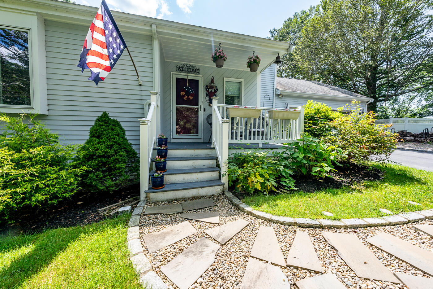 23 Redwood Circle Mashpee, MA 02649 - Photo 5 of 40 a view of a house with fountain