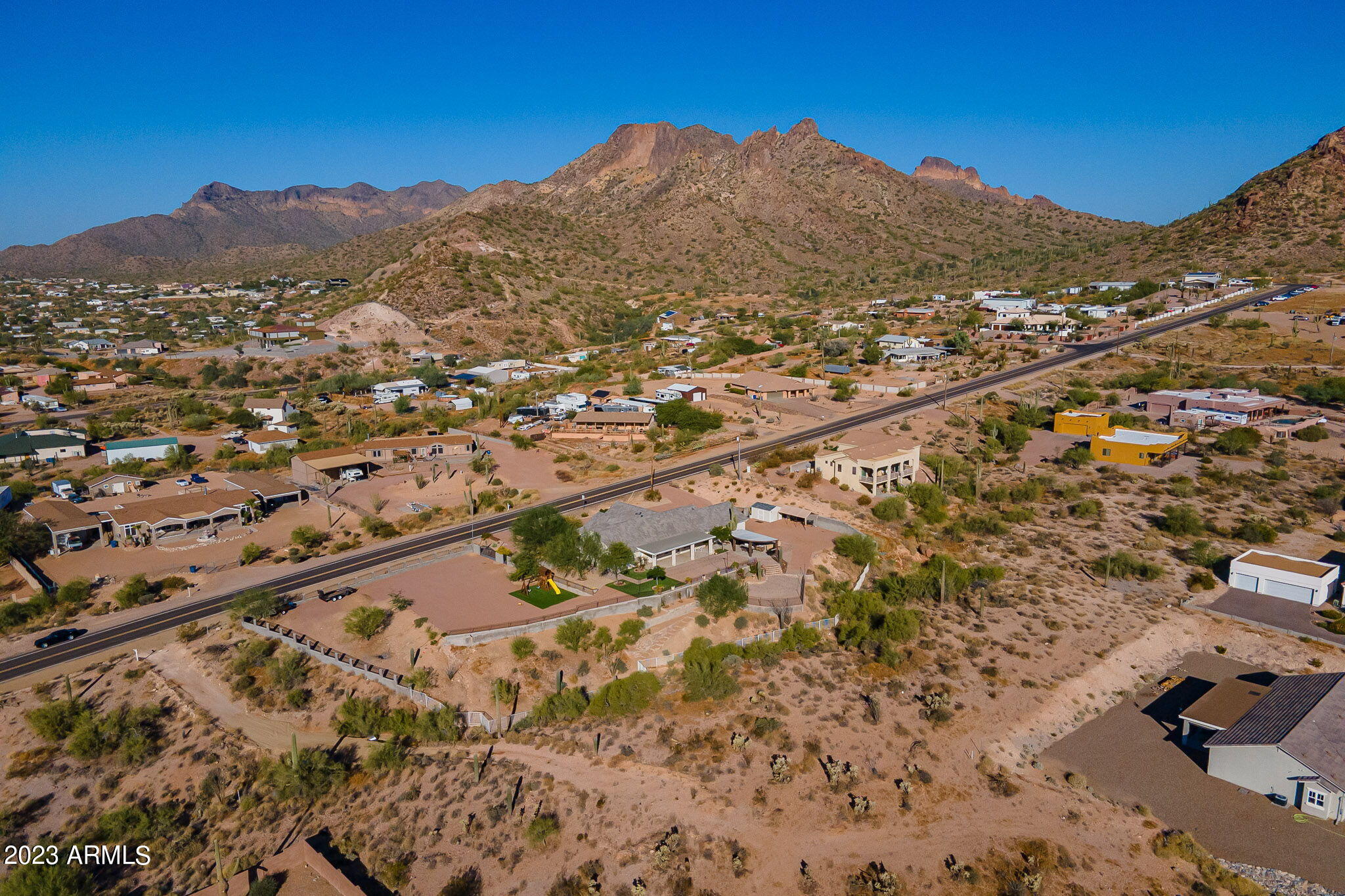 0 North Idaho Road Apache Junction, AZ 85119 - Photo 22 of 24 a view of a city with mountains in the background