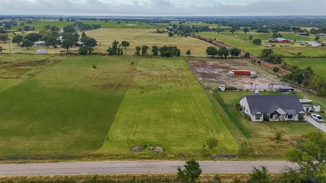 an aerial view of swimming pool