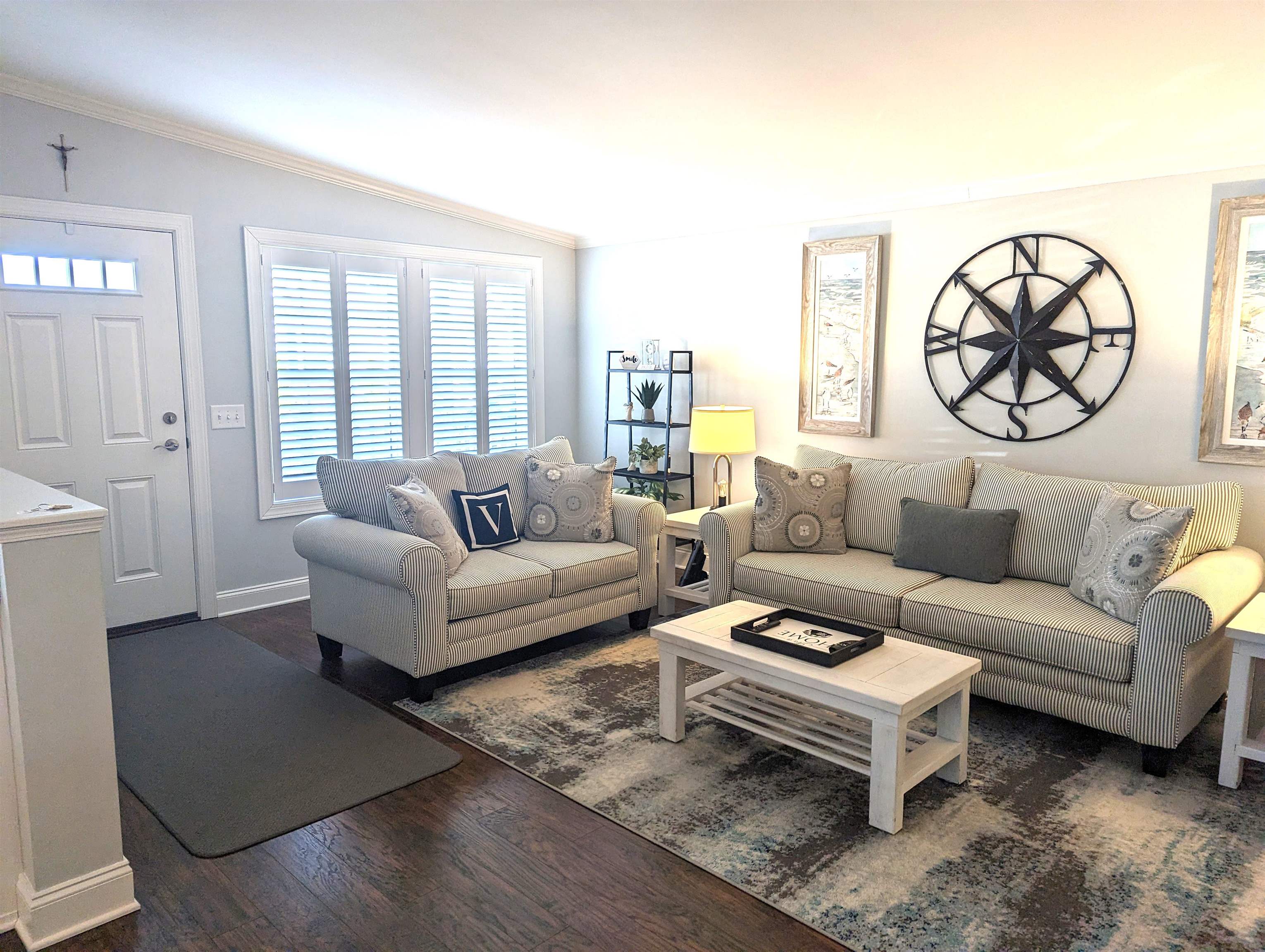 2058 S Shore Ocean View, NJ 08246 - Photo 2 of 27 a living room with furniture and a large window