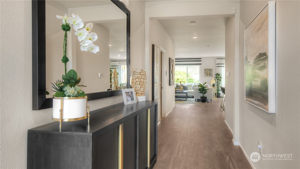 1017 Panoramic Loop, Unit 95 Bremerton, WA 98312 - Photo 2 of 14 a view of hallway with wooden floor