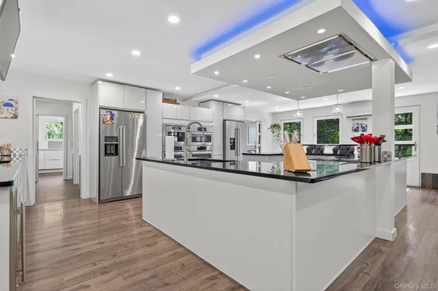 a very nice looking room with a large window